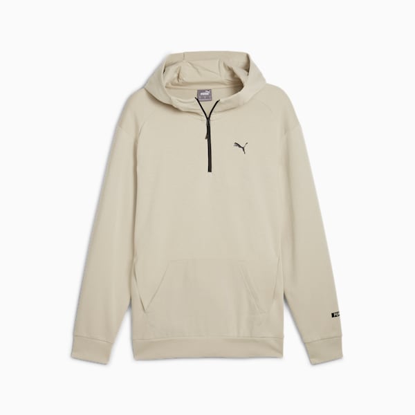 RAD/CAL Men's Hooded Half-Zip, Desert Dust, extralarge
