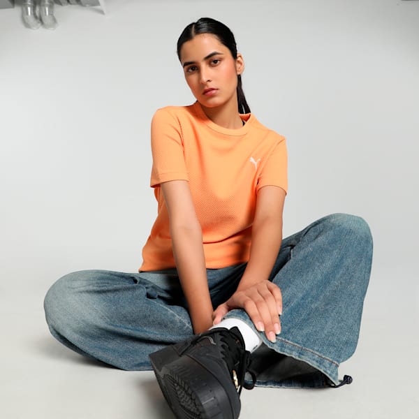 HER Women's Tee, Bright Melon, extralarge-IND