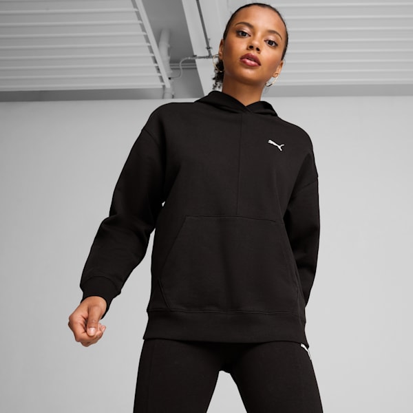 Sudadera con capucha para mujer HER, PUMA Black, extralarge