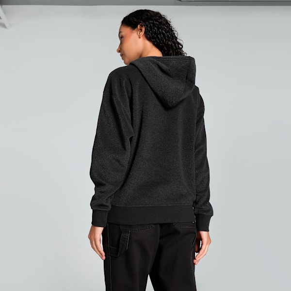 HER Full-Zip Women's Hoodie, PUMA Black, extralarge-IND