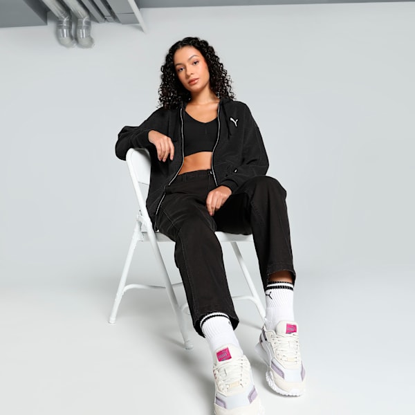 HER Full-Zip Women's Hoodie, PUMA Black, extralarge-IND