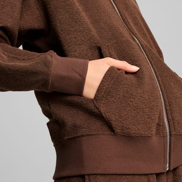 HER Full-Zip Hoodie Women, Espresso Brown, extralarge
