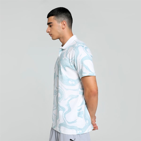 Classics Men's Printed Polo, PUMA White, extralarge-IND