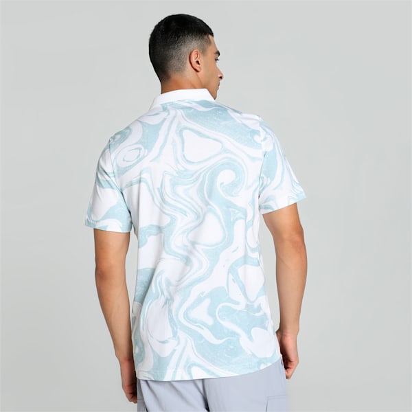 Classics Men's Printed Polo, PUMA White, extralarge-IND