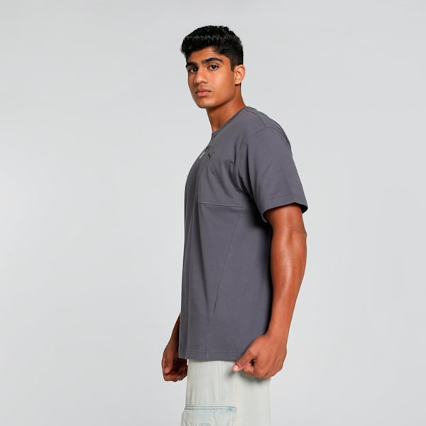 OPEN ROAD Men's Relaxed Fit Tee, Galactic Gray, extralarge-IND