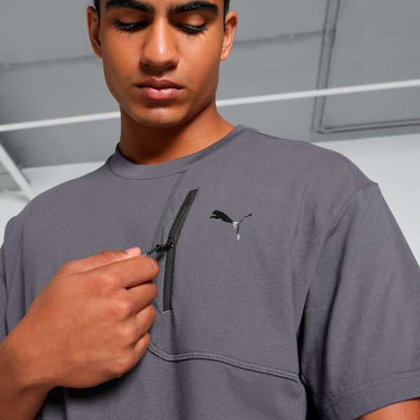 OPEN ROAD Men's Relaxed Fit Tee, Galactic Gray, extralarge-IND