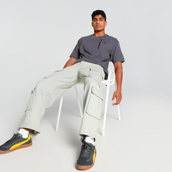 OPEN ROAD Men's Relaxed Fit Tee, Galactic Gray, extralarge-IND
