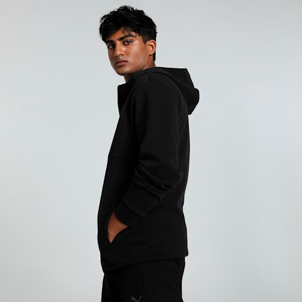 OPEN ROAD Full-Zip Men's Hoodie, PUMA Black, extralarge-IND