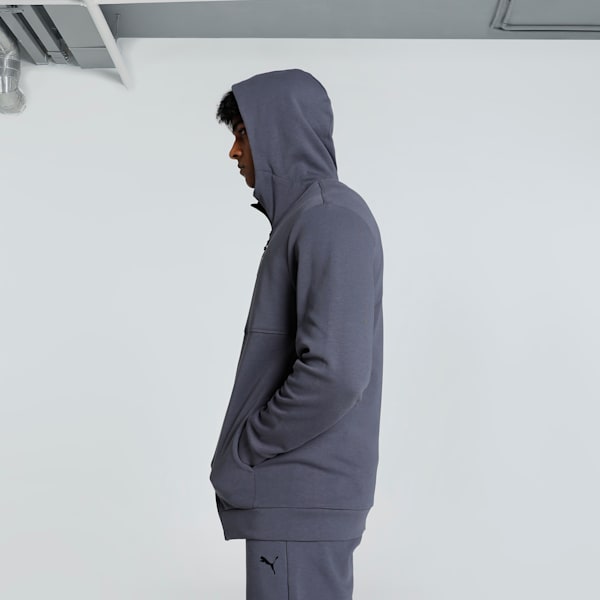 OPEN ROAD Full-Zip Men's Hoodie, Galactic Gray, extralarge-IND