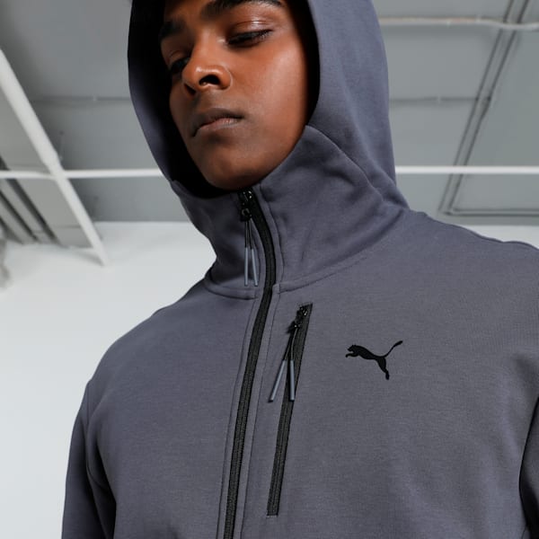 OPEN ROAD Full-Zip Men's Hoodie, Galactic Gray, extralarge-IND