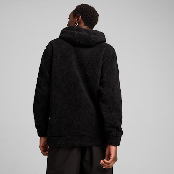 Sudadera con capucha invernal OPEN ROAD para hombre, PUMA Black, extralarge