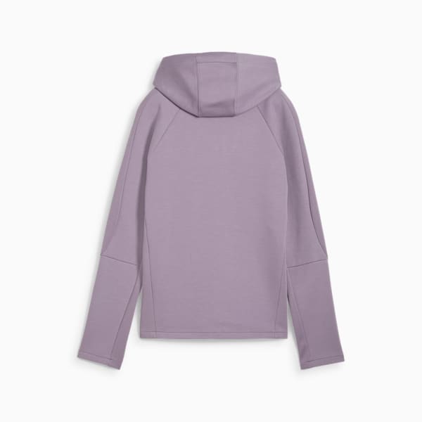 EVOSTRIPE Full-Zip Women's Hoodie, Pale Plum, extralarge