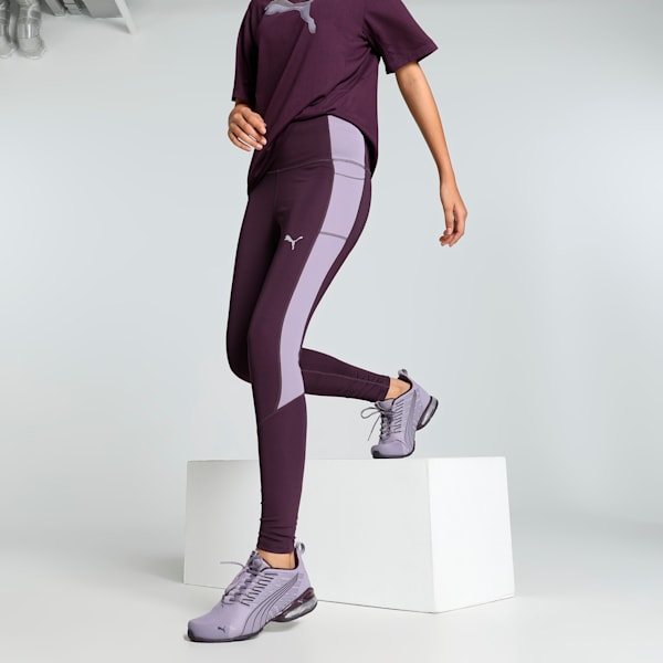 EVOSTRIPE Women's Tights, Midnight Plum, extralarge-IND