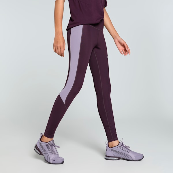 EVOSTRIPE Women's Tights, Midnight Plum, extralarge-IND