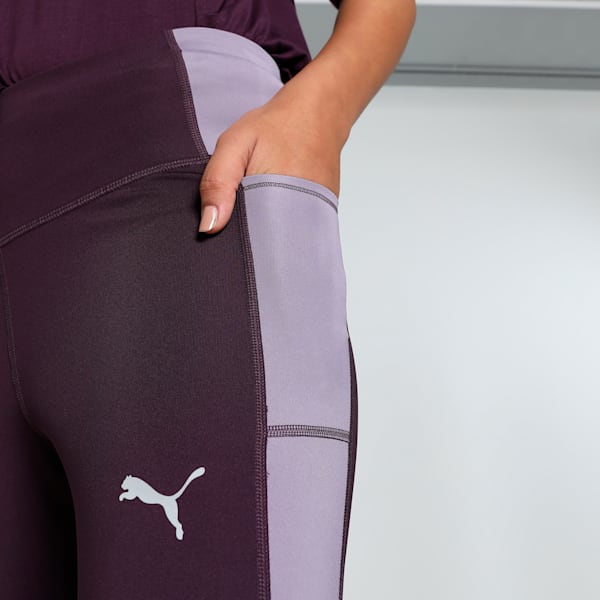 EVOSTRIPE Women's Tights, Midnight Plum, extralarge-IND