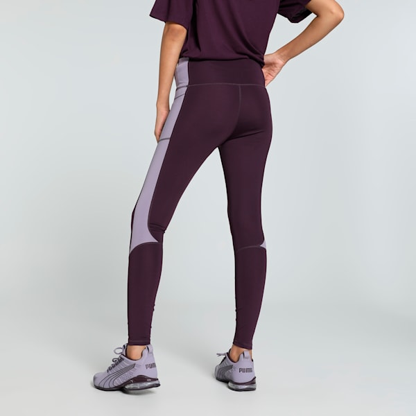 EVOSTRIPE Women's Tights, Midnight Plum, extralarge-IND