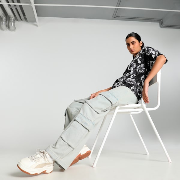 CLASS ACT Graphic Women's Relaxed Fit Tee, PUMA Black, extralarge-IND
