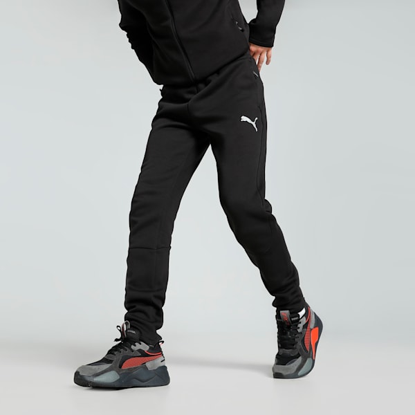 EVOSTRIPE Men's Slim Fit Pants, PUMA Black, extralarge-IND