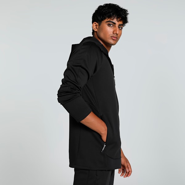 EVOSTRIPE Full-Zip Men's Slim Fit Hoodie, PUMA Black, extralarge-IND
