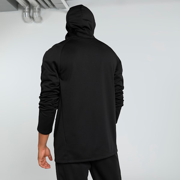 EVOSTRIPE Full-Zip Men's Slim Fit Hoodie, PUMA Black, extralarge-IND