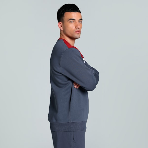 POWER Men's Crew-Neck Sweatshirt, Galactic Gray, extralarge-IND