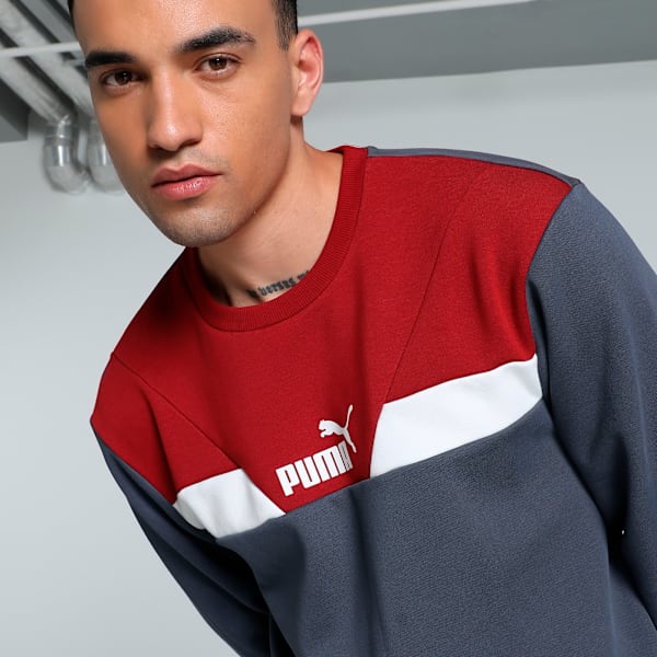 POWER Men's Crew-Neck Sweatshirt, Galactic Gray, extralarge-IND