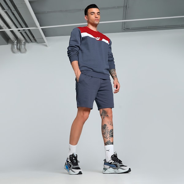 POWER Men's Crew-Neck Sweatshirt, Galactic Gray, extralarge-IND