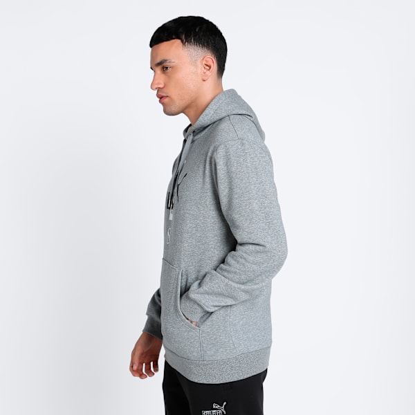 POWER Graphic Men's Hoodie, Medium Gray Heather, extralarge-IND