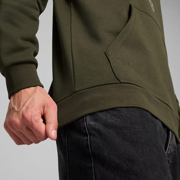 PUMA POWER Men's Graphic Hoodie, Dark Olive, extralarge