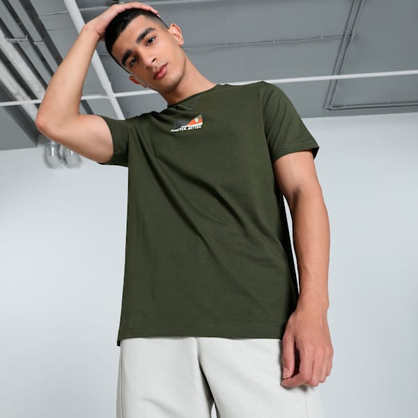 BETTER SPORTSWEAR Men's Tee, Dark Olive, extralarge-IND