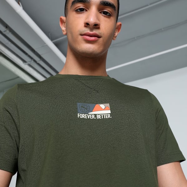 BETTER SPORTSWEAR Men's Tee, Dark Olive, extralarge-IND
