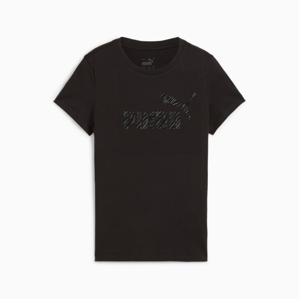 Playera estampada juvenil ESS+ ANIMAL, PUMA Black, extralarge