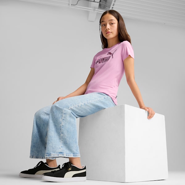 T-shirt graphique ESS+ ANIMAL Enfant et adolescent, Mauved Out, extralarge