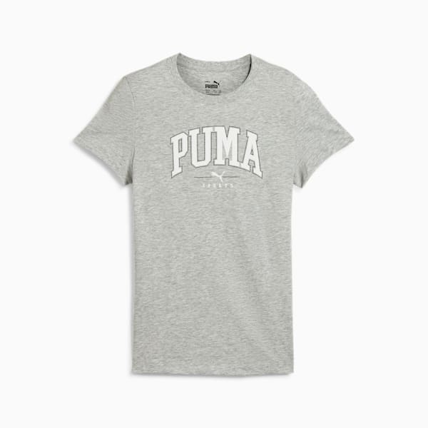 Playera juvenil PUMA SQUAD, Light Gray Heather, extralarge