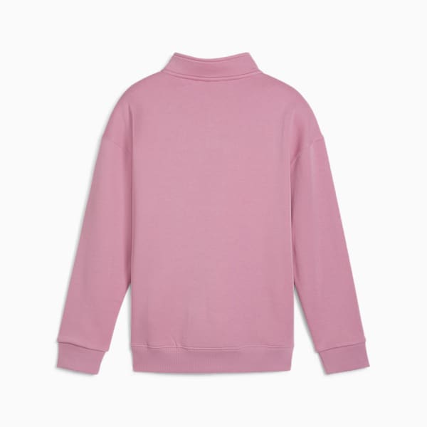 PUMA SQUAD Big Kids' Half-Zip, Mauved Out, extralarge