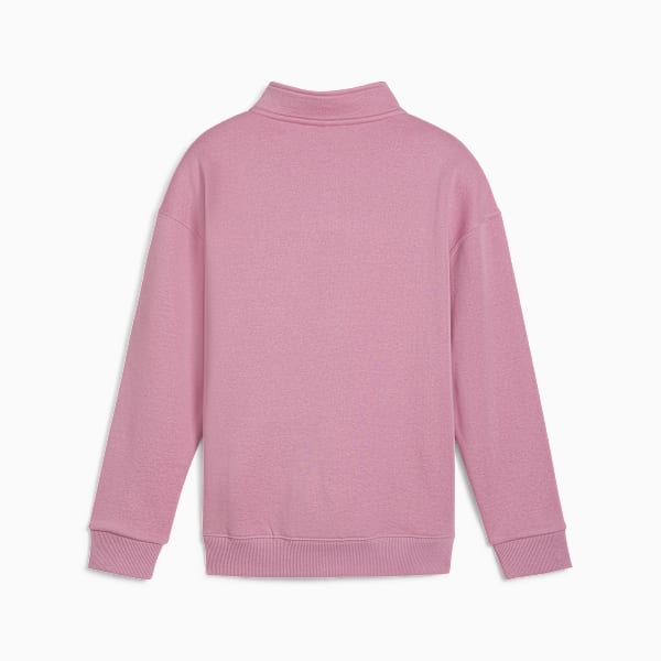 Sudadera de cuello con cremallera juvenil PUMA SQUAD, Mauved Out, extralarge