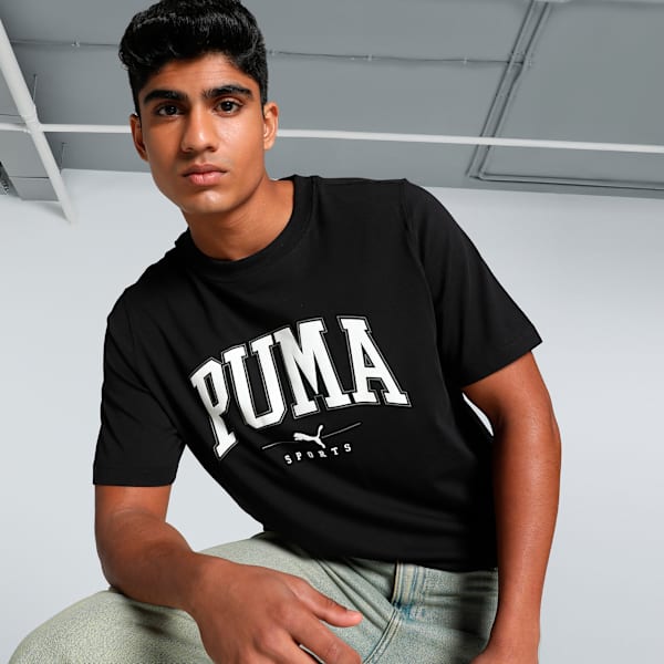 SQUAD Men's Tee, PUMA Black, extralarge-IND