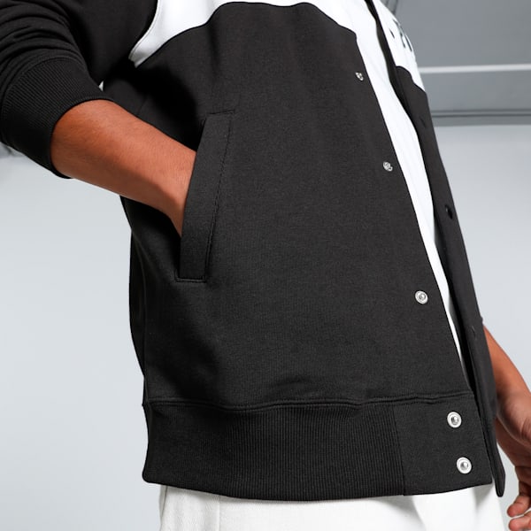 SQUAD Men's Bomber Jacket, PUMA Black, extralarge-IND