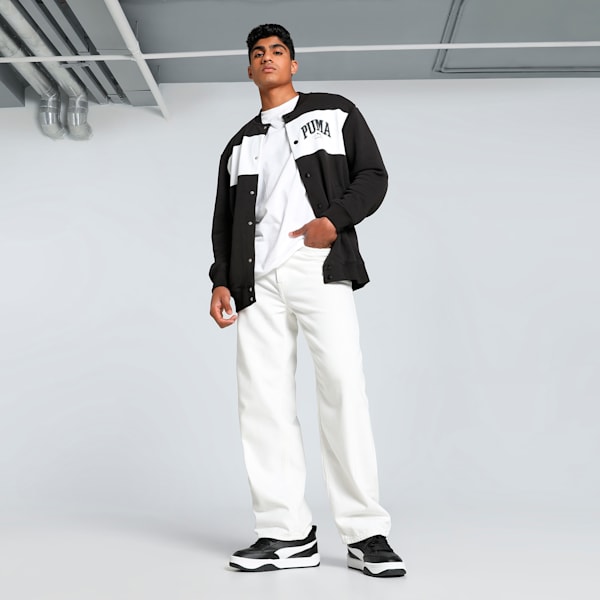 SQUAD Men's Bomber Jacket, PUMA Black, extralarge-IND