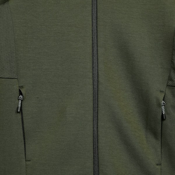 EVOSTRIPE Full-Zip Youth Hoodie, Dark Olive, extralarge-IND