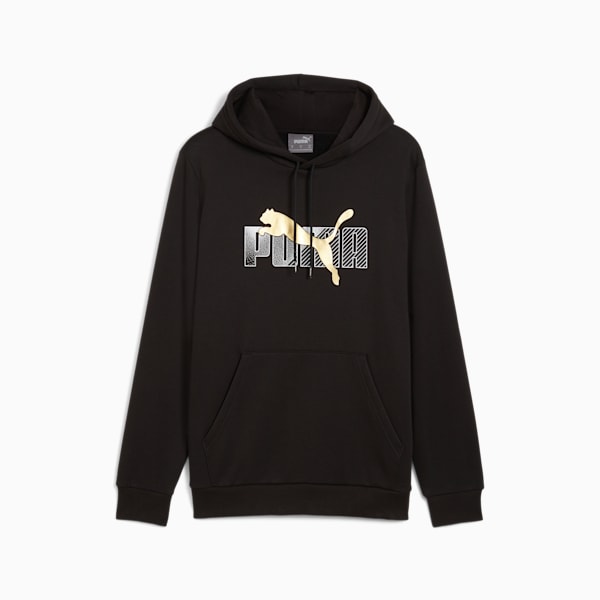 Sudadera con capucha para hombre ESS+ LOGO LAB II, PUMA Black, extralarge