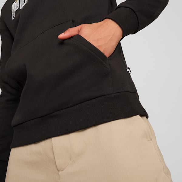 Sudadera con capucha para hombre ESS+ LOGO LAB II, PUMA Black, extralarge