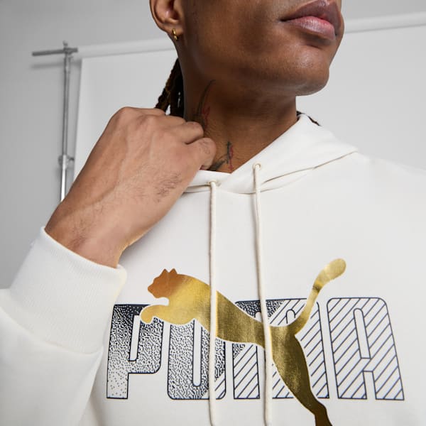 ESS+ LOGO LAB Men's Hoodie, Alpine Snow, extralarge