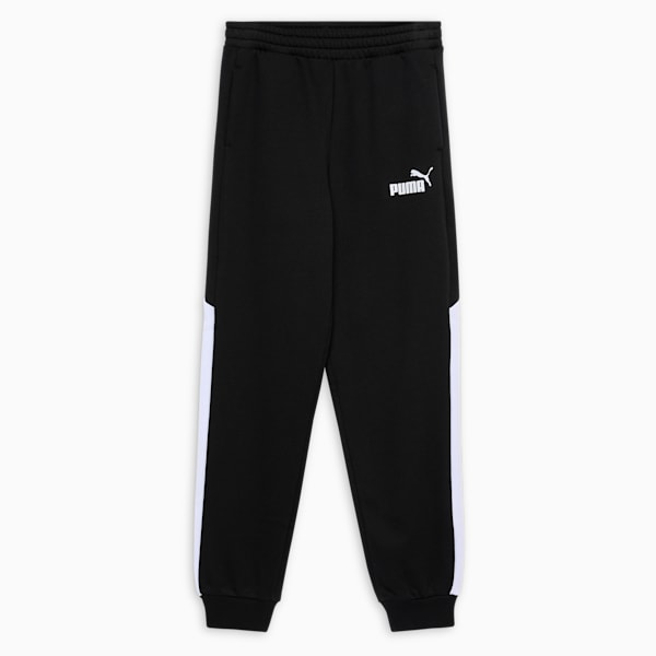 POWER Colourblock Youth Pants, PUMA Black, extralarge-IND