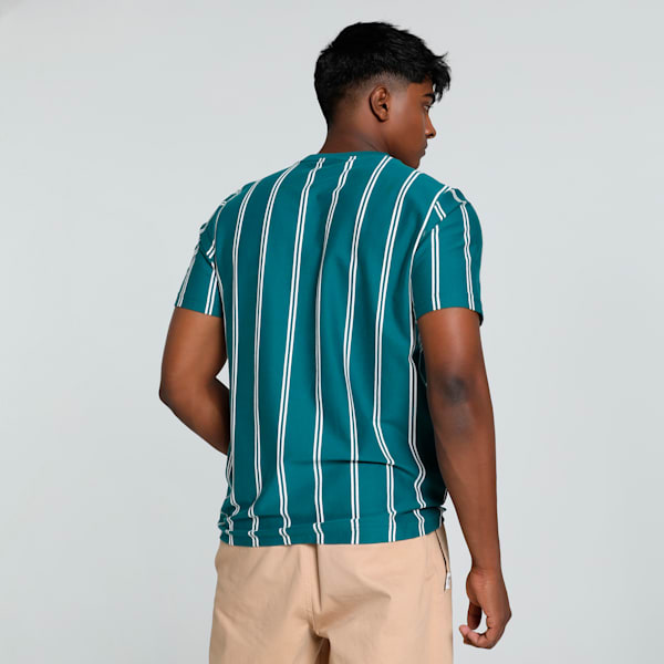 SPORTS CLUB Graphic Men's Tee, Cold Green, extralarge-IND