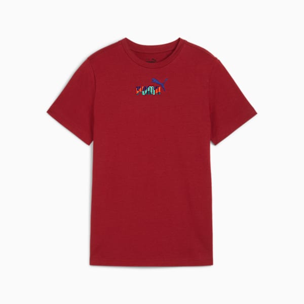 T-shirt READY SET BETTER, enfant et adolescent, Intense Red, extralarge