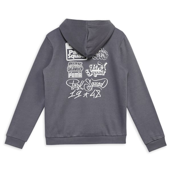 MID 90s Youth Hoodie, Galactic Gray, extralarge-IND