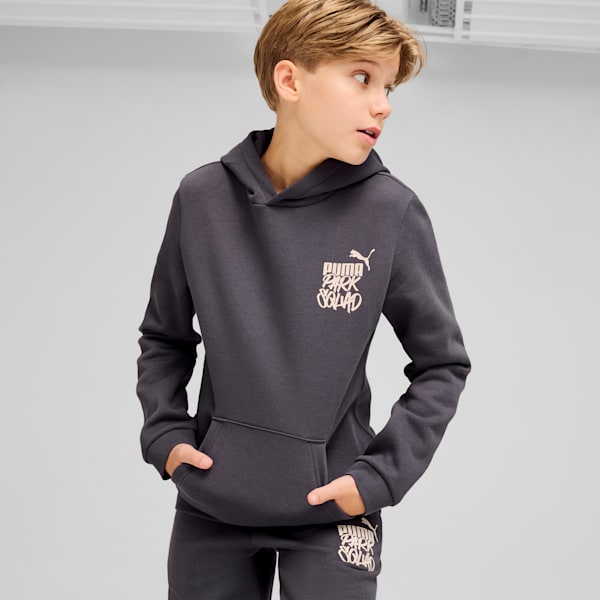MID 90s Youth Hoodie, Galactic Gray, extralarge-IND