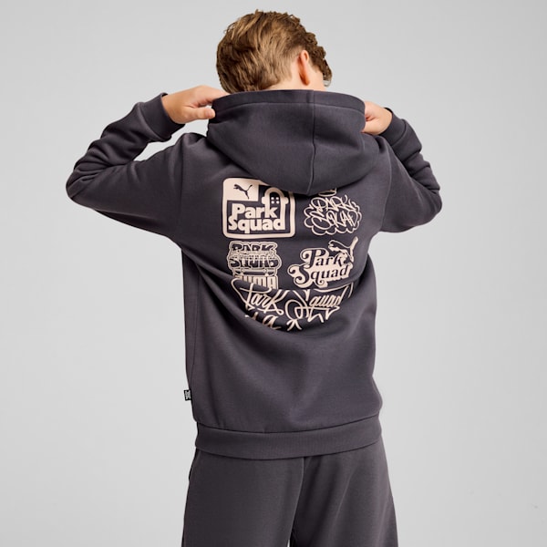 MID 90s Youth Hoodie, Galactic Gray, extralarge-IND