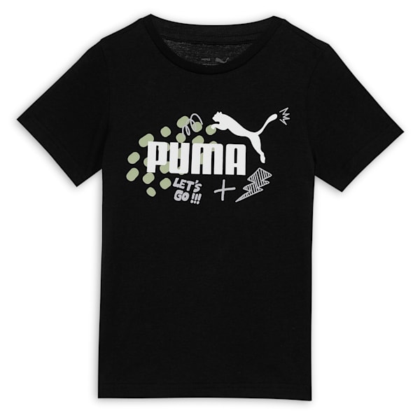 Kid's Tee, PUMA Black, extralarge-IND